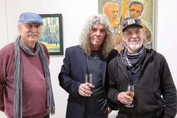 Výstava K. Táborský, dřevořezba a  Miroslav Gregor, obrazy