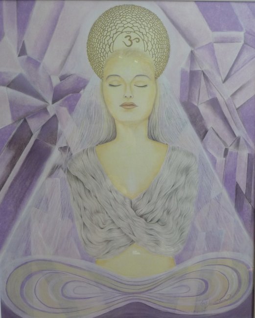 Sahasrara a ametyst,